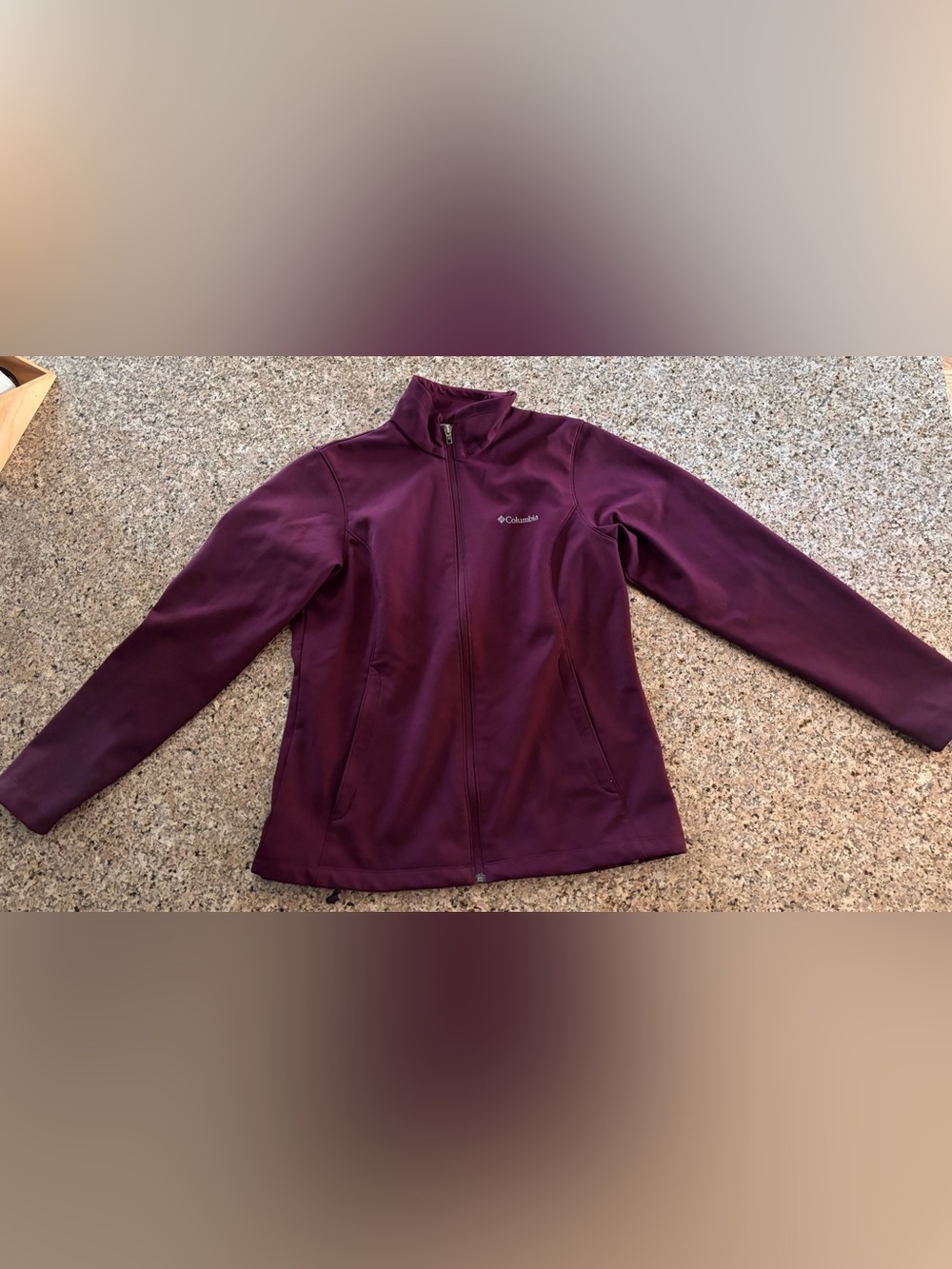 Columbia Women's Zip Jacket in Plum